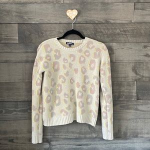Girls Leopard Sweater